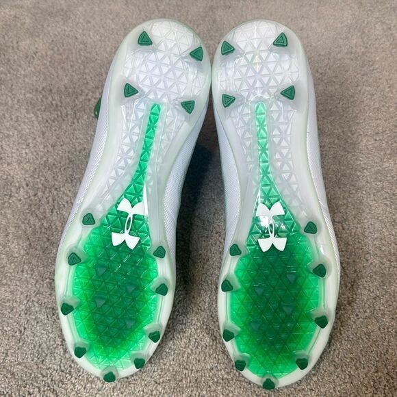 Men’s Under Armour Highlight MC Green Football Cleats Size 13 3000177-103 NEW - Picture 8 of 12
